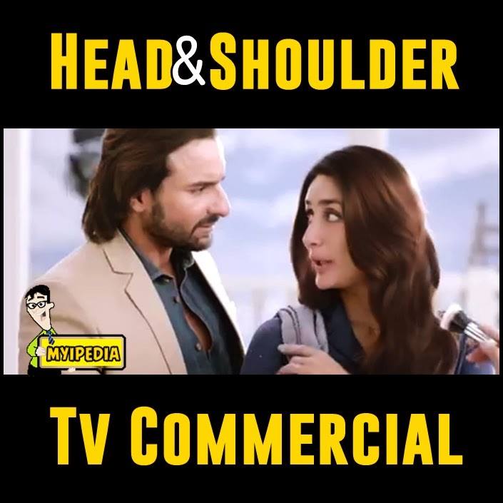 Saif Ali Khan for Head & Shoulder Advertisement with Kareena Kapoor