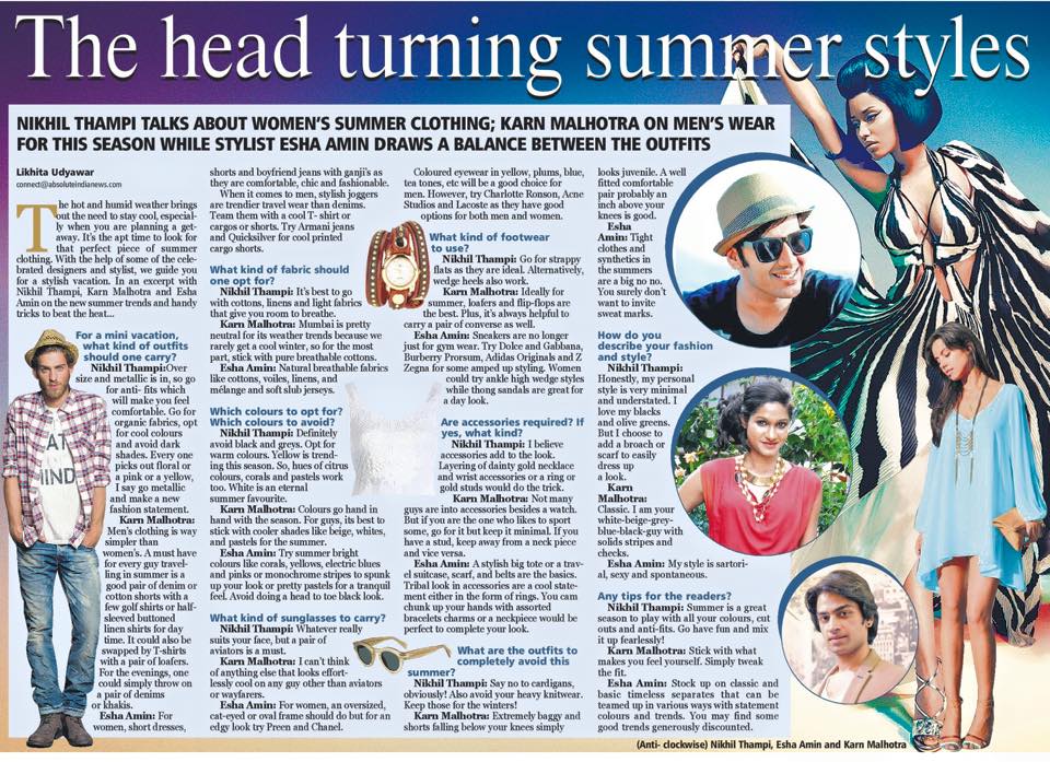 Read more about the article Head-turning summer styles with Eshaa Amiin