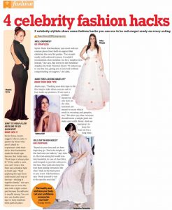 Read more about the article Times of India| Tips on red carpet fashion hacks | Eshaa Amiin styling