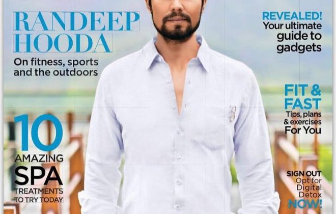 Asia Spa Magazine cover with Randeep Hooda