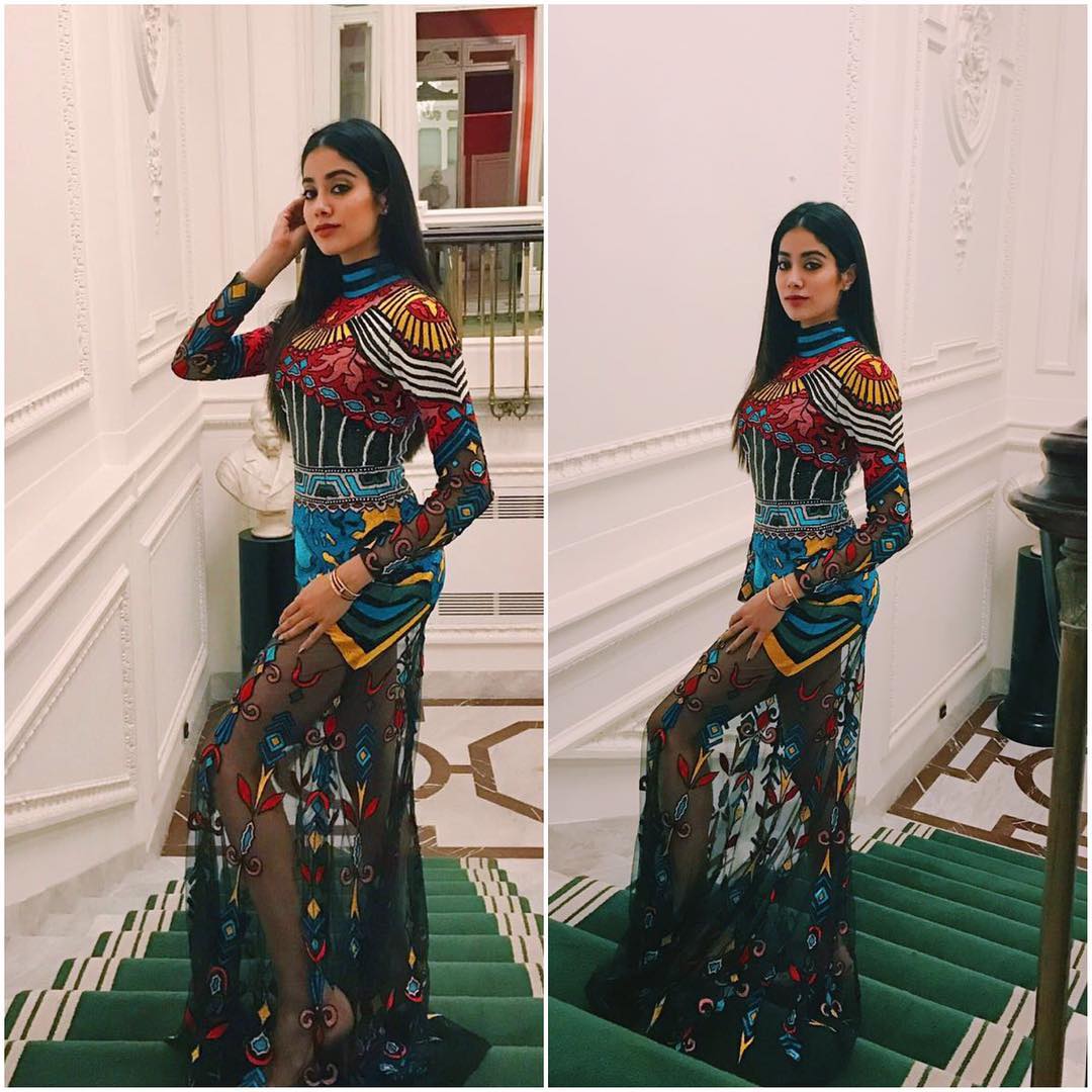 You are currently viewing Janhvi Kapoor in Stefano Ricci