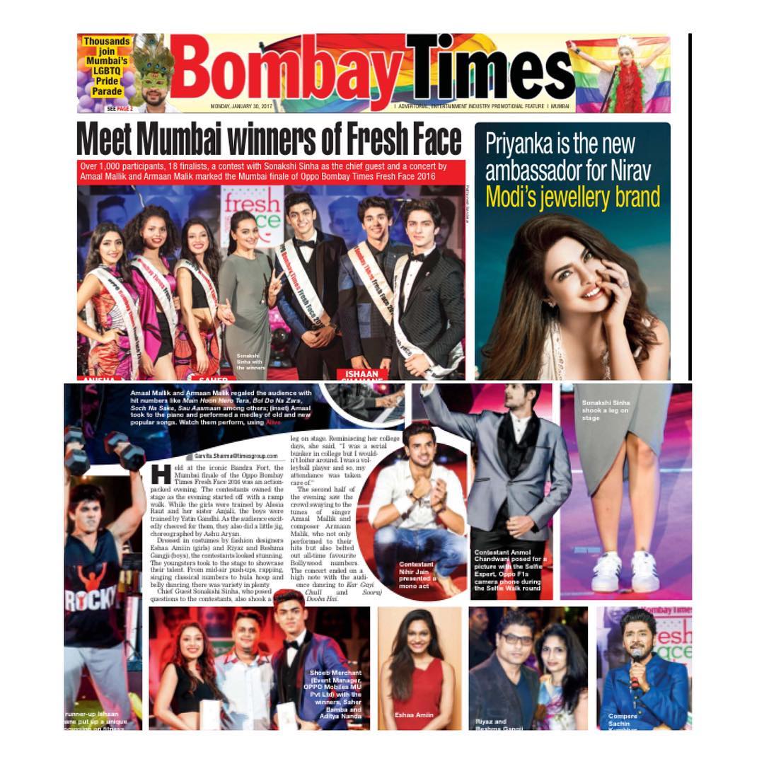 Read more about the article Bombay Times| Times Fresh Face