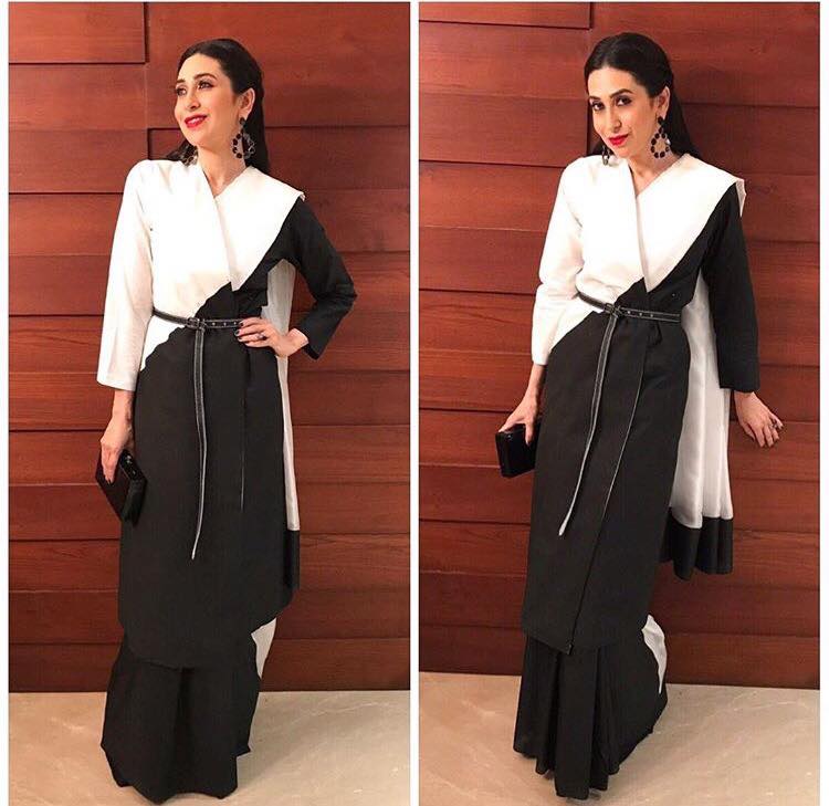 You are currently viewing Karishma Kapoor in Abraham and Thakore outfit