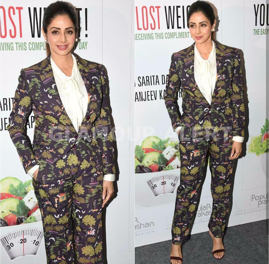 You are currently viewing Sridevi in Twelve AM PM pantsuit