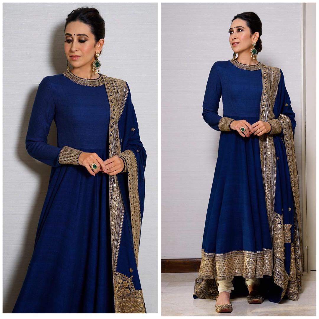 You are currently viewing Karishma Kapoor head-to-toe in Sabyasachi