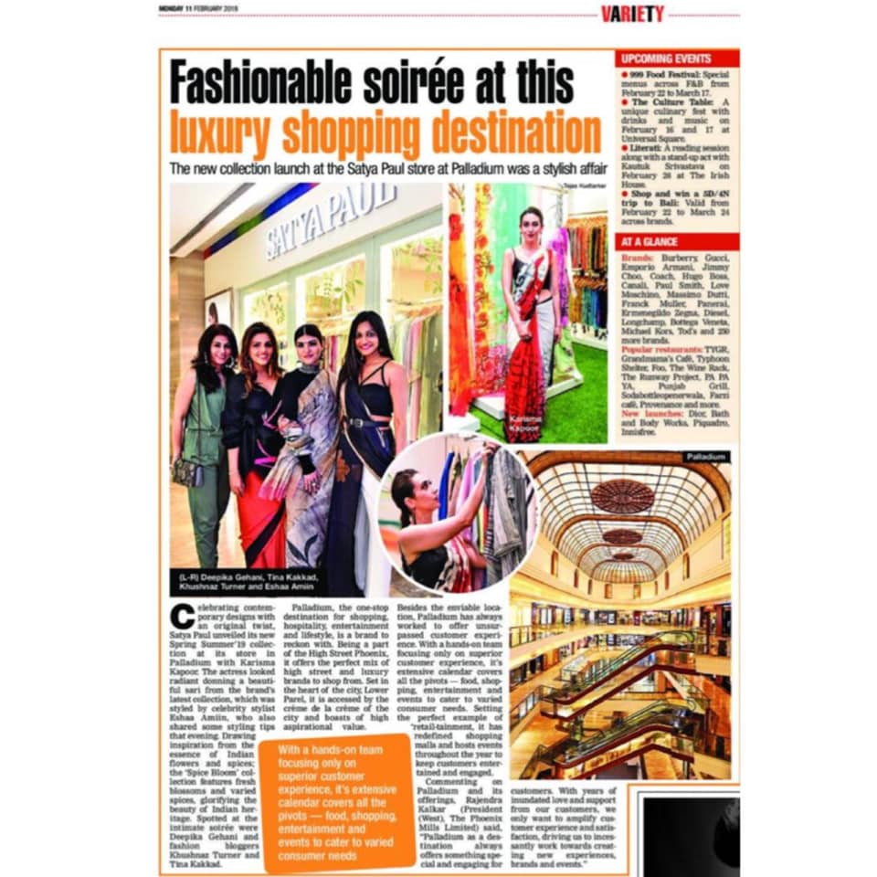 You are currently viewing Bombaytimes| Satya Paul S/S19 Launch