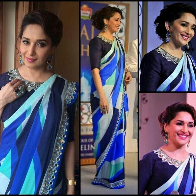 You are currently viewing Madhuri Dixit Nene in Arpita Mehta Saree