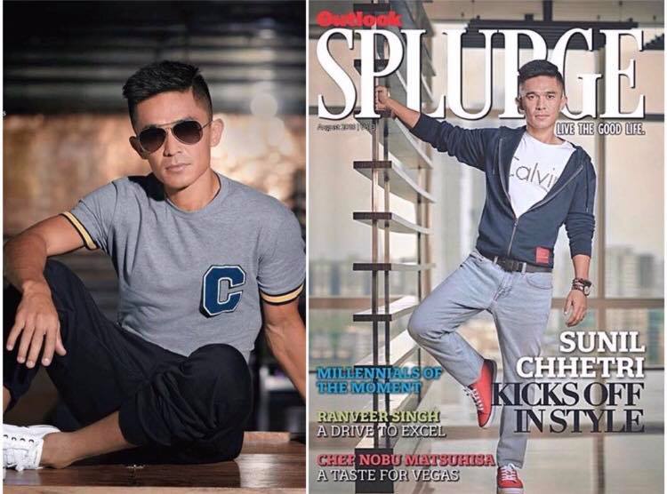 Splurge magazine Sunil Chetri