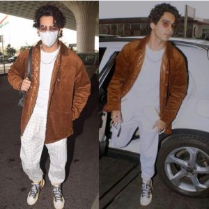 Read more about the article Ishaan Khatter’s Airport look styled by Eshaa Amiin