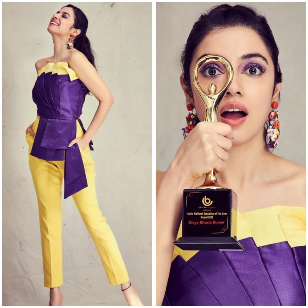 You are currently viewing Divya Khosla Kumar in Zabella styled by Eshaa Amiin