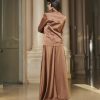 Brown Pant Suit And Embroidered Corset - Image 2
