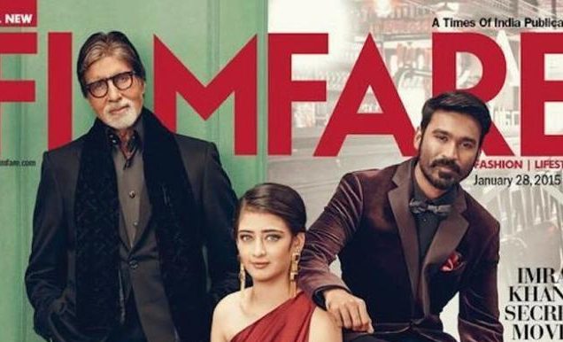 You are currently viewing Filmfare Magazine Shoot featuring Amitabh Bachchan, Dhanush and Akshara Haasan