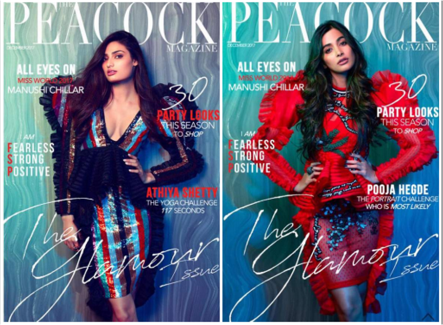 Read more about the article Peacock Magazine|Athiya Shetty|Janhvi Kapoor|Eshaa Amiin