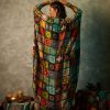 Big Tile Drawstring Kaftan - Image 3