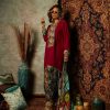 Purple Kurta with Embroidery - Image 2