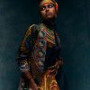 Embroidered afro shacket - Image 3
