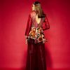 Tribal Maroon Anarkali - Image 2